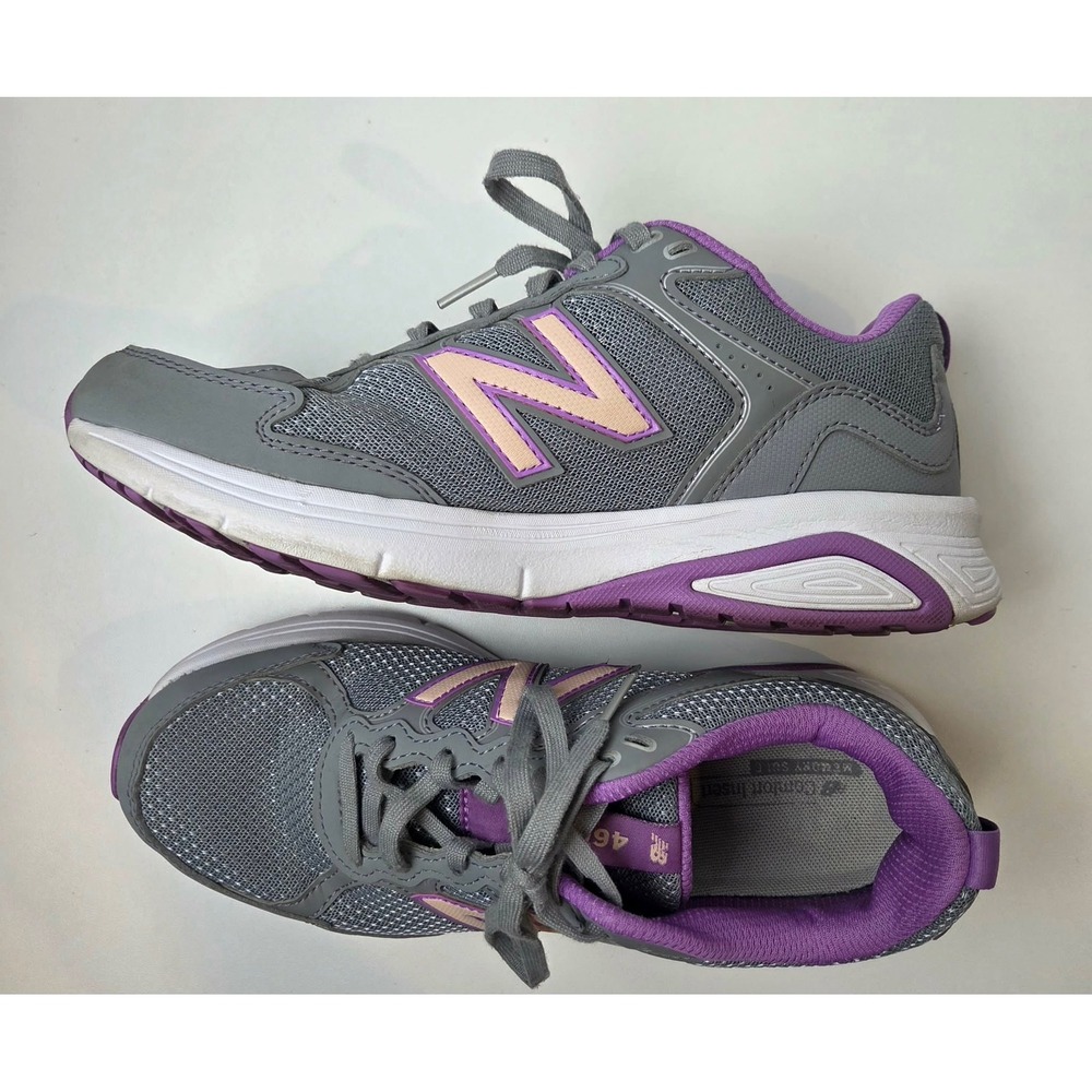 New Balance‎ 460v3 W460LT3 Women's Running Shoes Gray Purple Comfort Insert SZ 9
